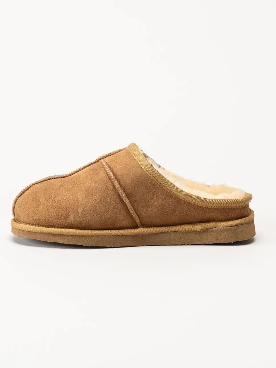 Shepherd - Bobo - Ljusbruna slip in tofflor i mocka