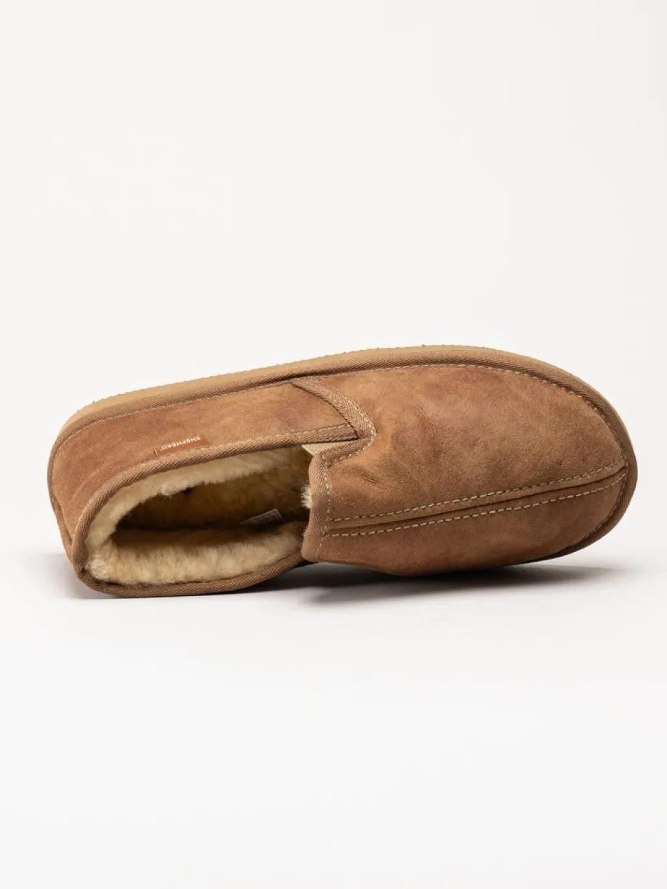 Shepherd - Bosse - Ljusbruna slip on fårskinnstofflor
