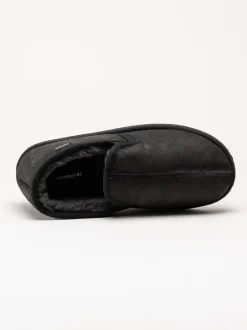 Shepherd - Bosse - Svarta slip on fårskinnstofflor