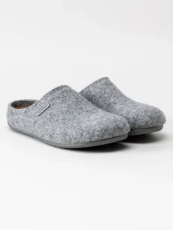 Shepherd - Cilla - Grå slip in tofflor i ull
