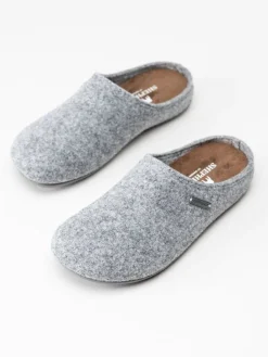 Shepherd - Cilla - Grå slip in tofflor i ull