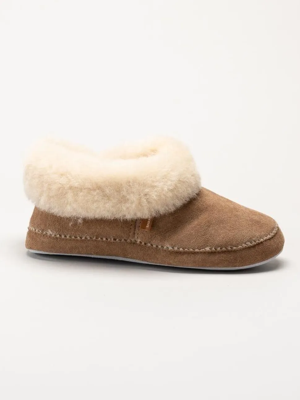 Shepherd - Emmy - Bruna slip on fårskinnstofflor