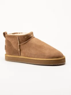Shepherd - Glasgow - Ljusbruna fodrade boots i mocka