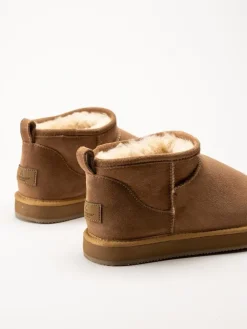 Shepherd - Glasgow - Ljusbruna fodrade boots i mocka
