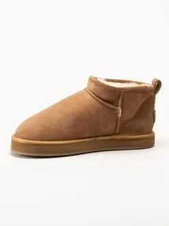 Shepherd - Glasgow - Ljusbruna fodrade boots i mocka