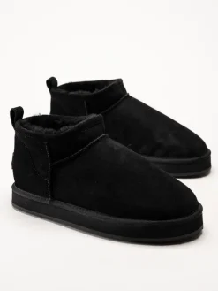 Shepherd - Glasgow - Svarta fodrade boots i mocka
