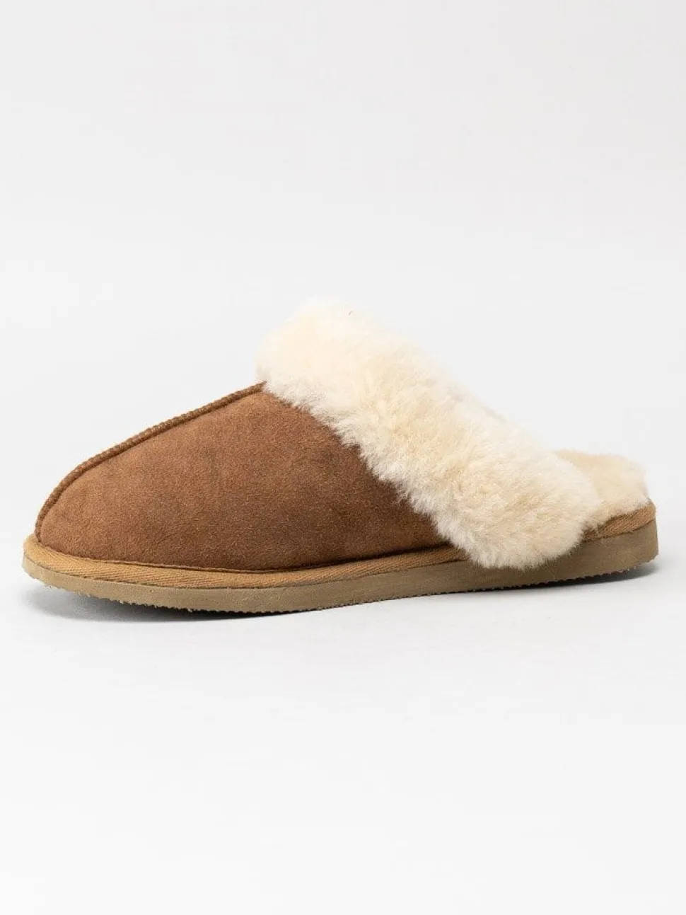 Shepherd - Jessica - Ljusbruna slip in fårskinnstofflor