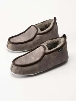 Shepherd - Malte - Bruna slip on fårskinnstofflor