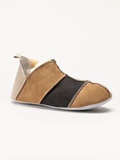 Shepherd - Nora - Multifärgade slip on fårskinnstofflor