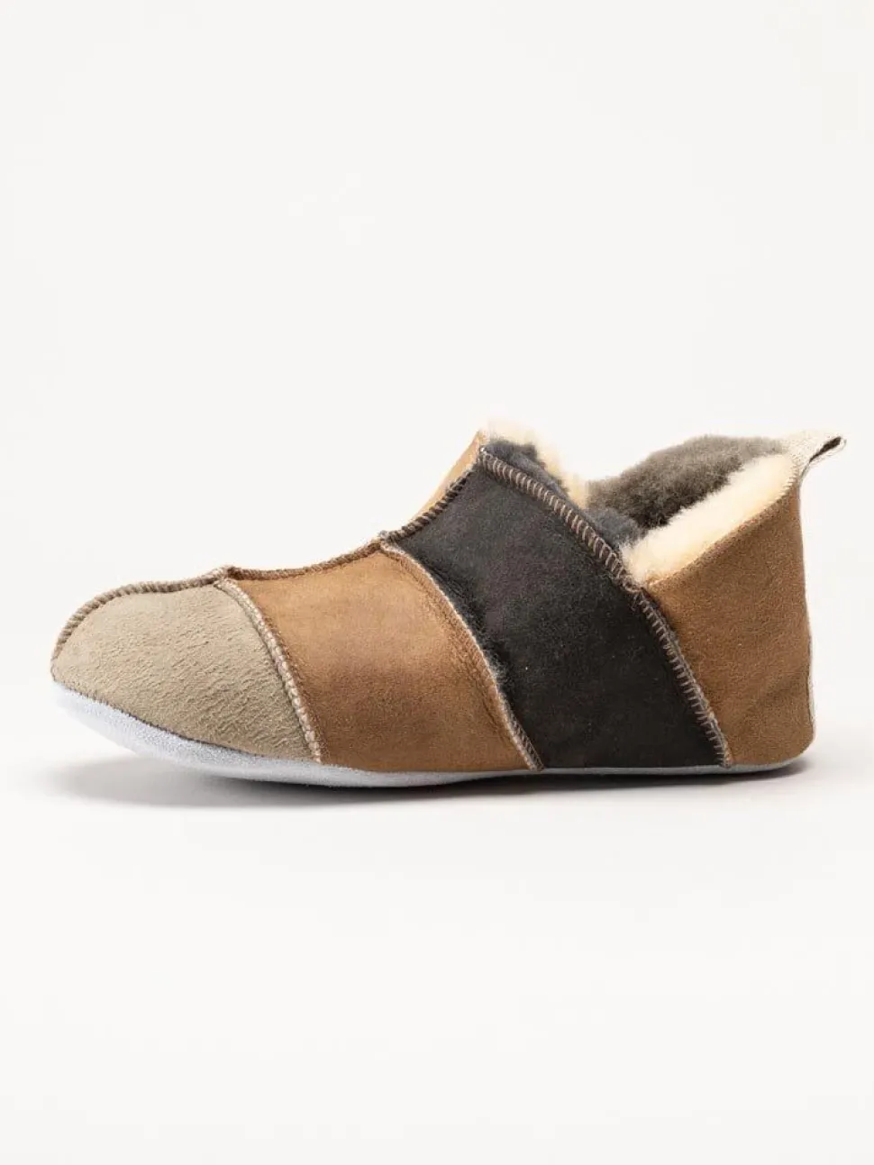 Shepherd - Nora - Multifärgade slip on fårskinnstofflor
