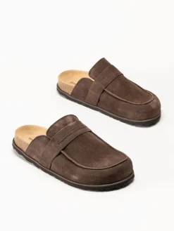 Shepherd - Petra - Mörkbruna slip in tofflor