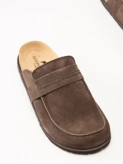 Shepherd - Petra - Mörkbruna slip in tofflor