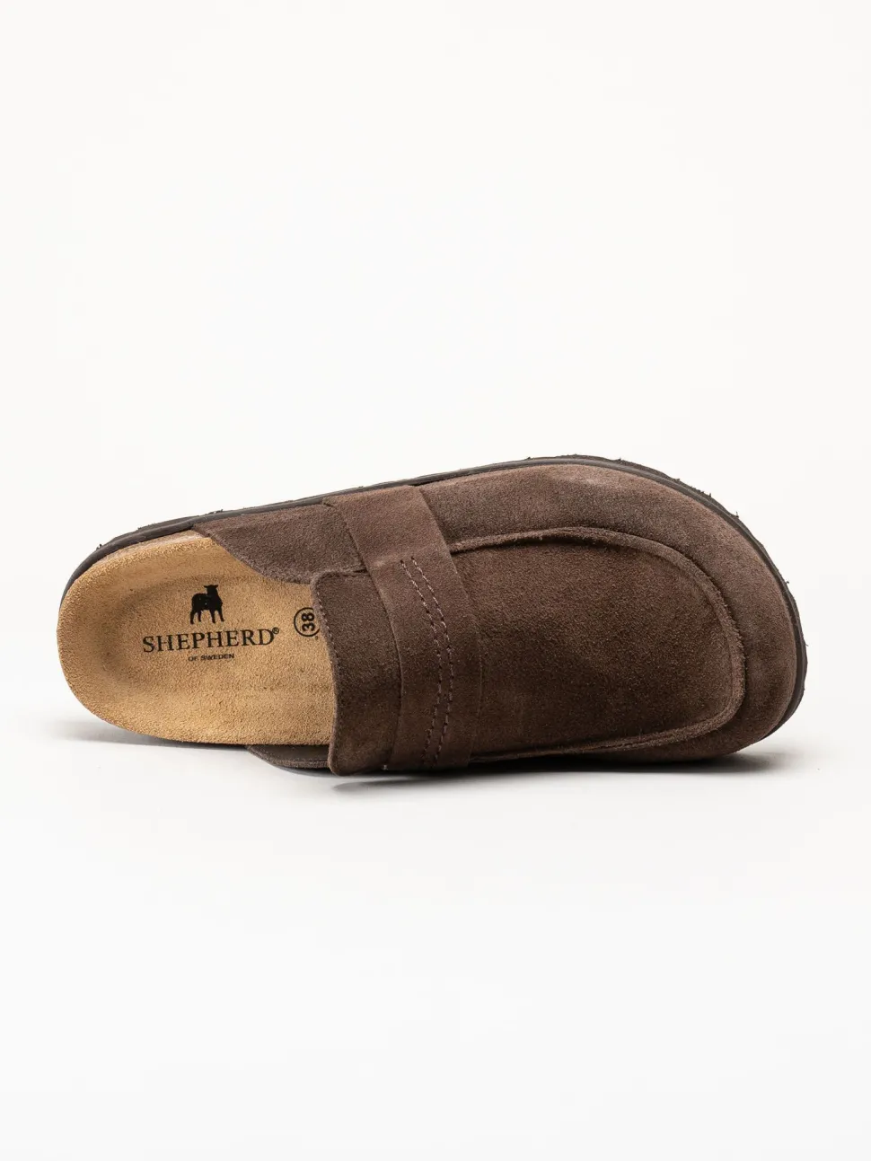 Shepherd - Petra - Mörkbruna slip in tofflor