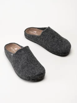 Shepherd - Samuel - Svarta slip in tofflor i ullblandning