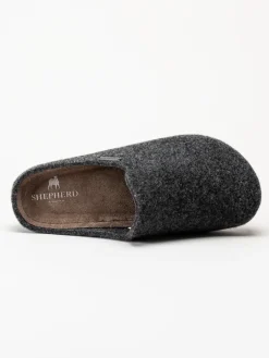 Shepherd - Samuel - Svarta slip in tofflor i ullblandning