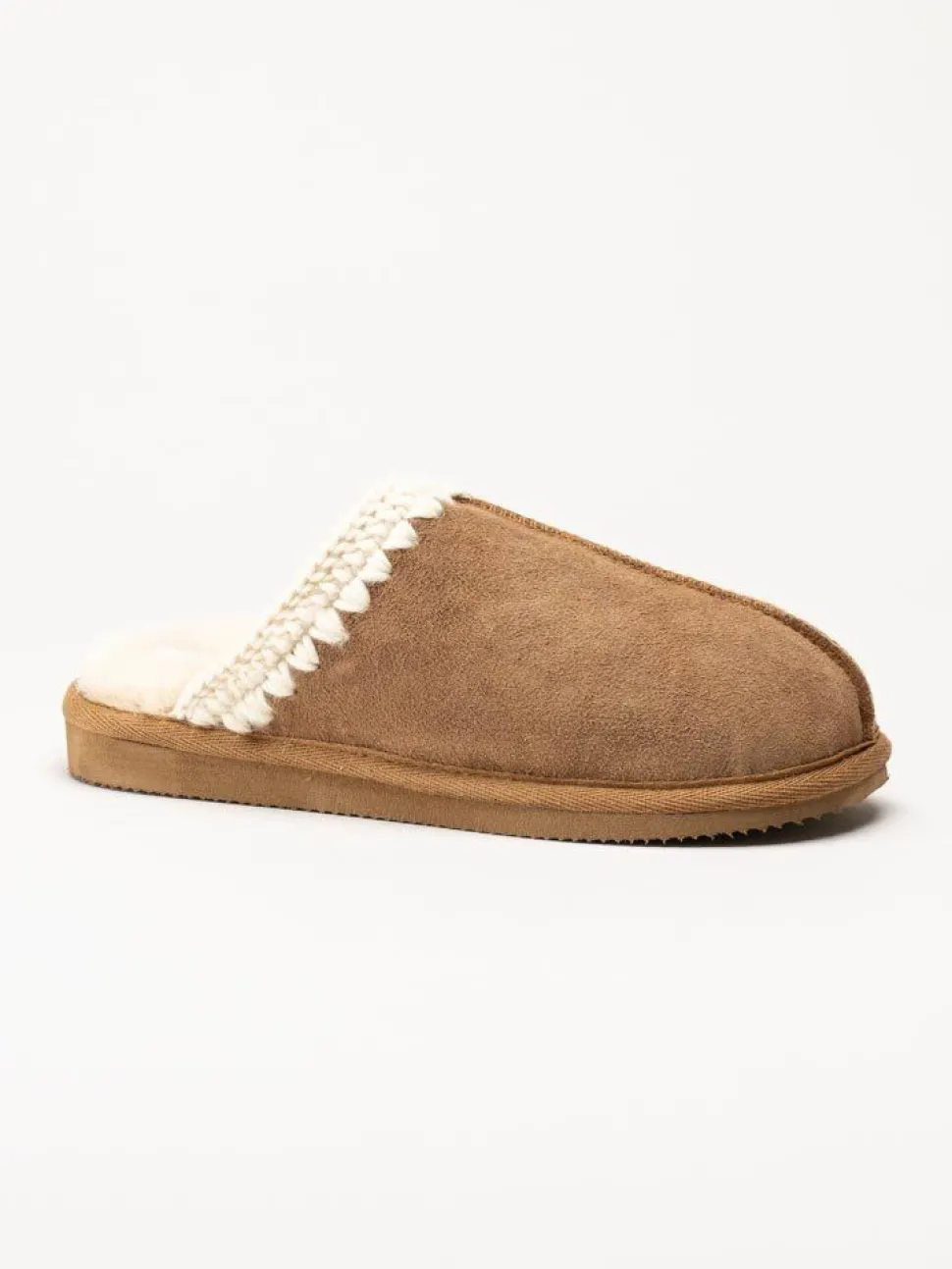 Shepherd - Selina - Bruna slip in fårskinnstofflor