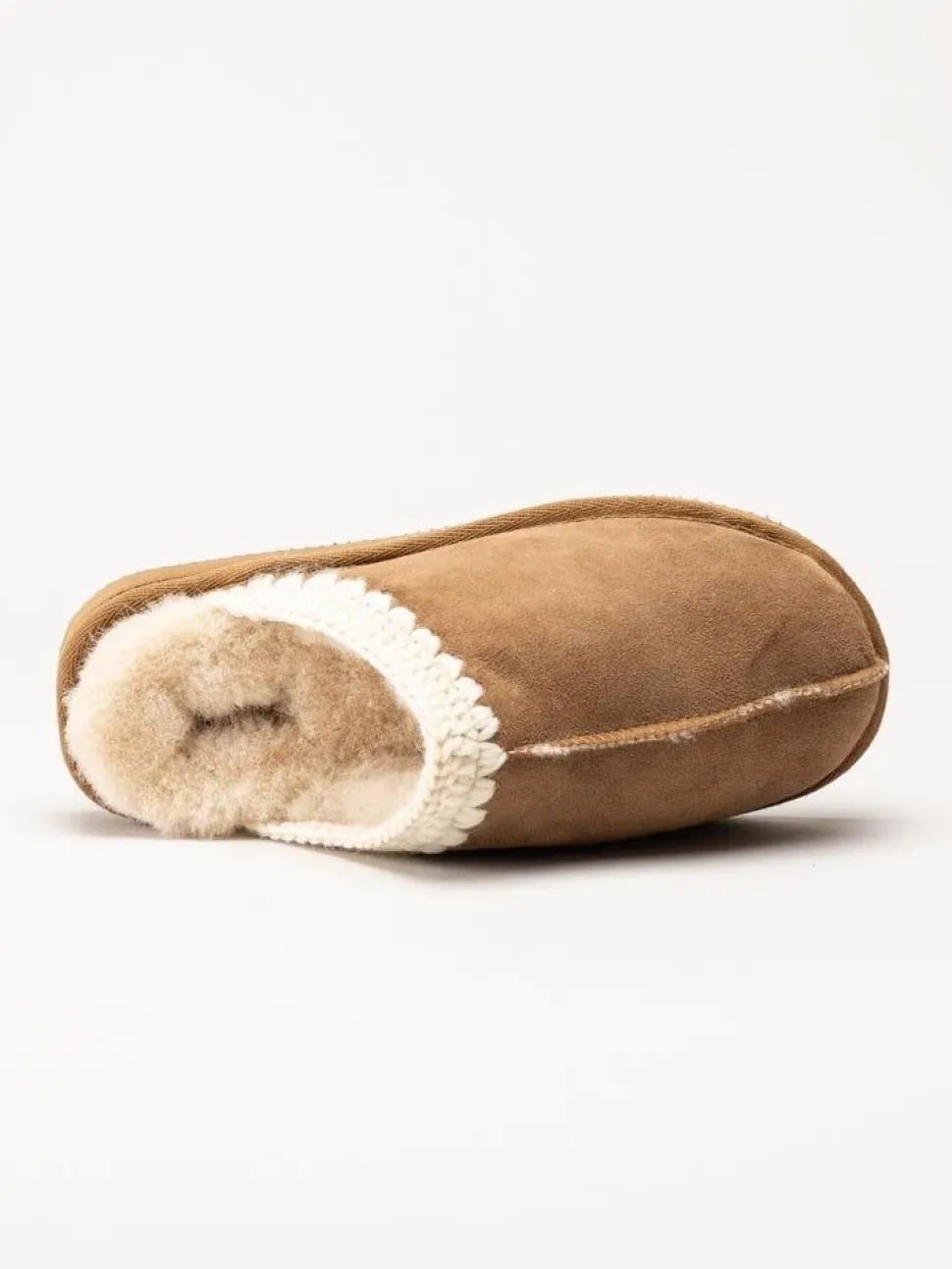 Shepherd - Selina - Bruna slip in fårskinnstofflor