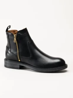 Shoedesign Copenhagen - Claudia - Svarta boots i skinn