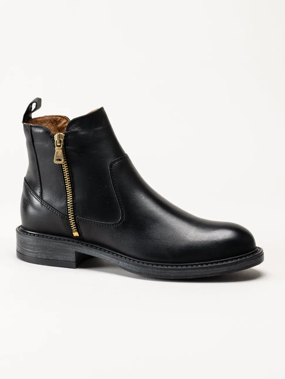 Shoedesign Copenhagen - Claudia - Svarta boots i skinn