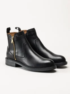 Shoedesign Copenhagen - Claudia - Svarta boots i skinn