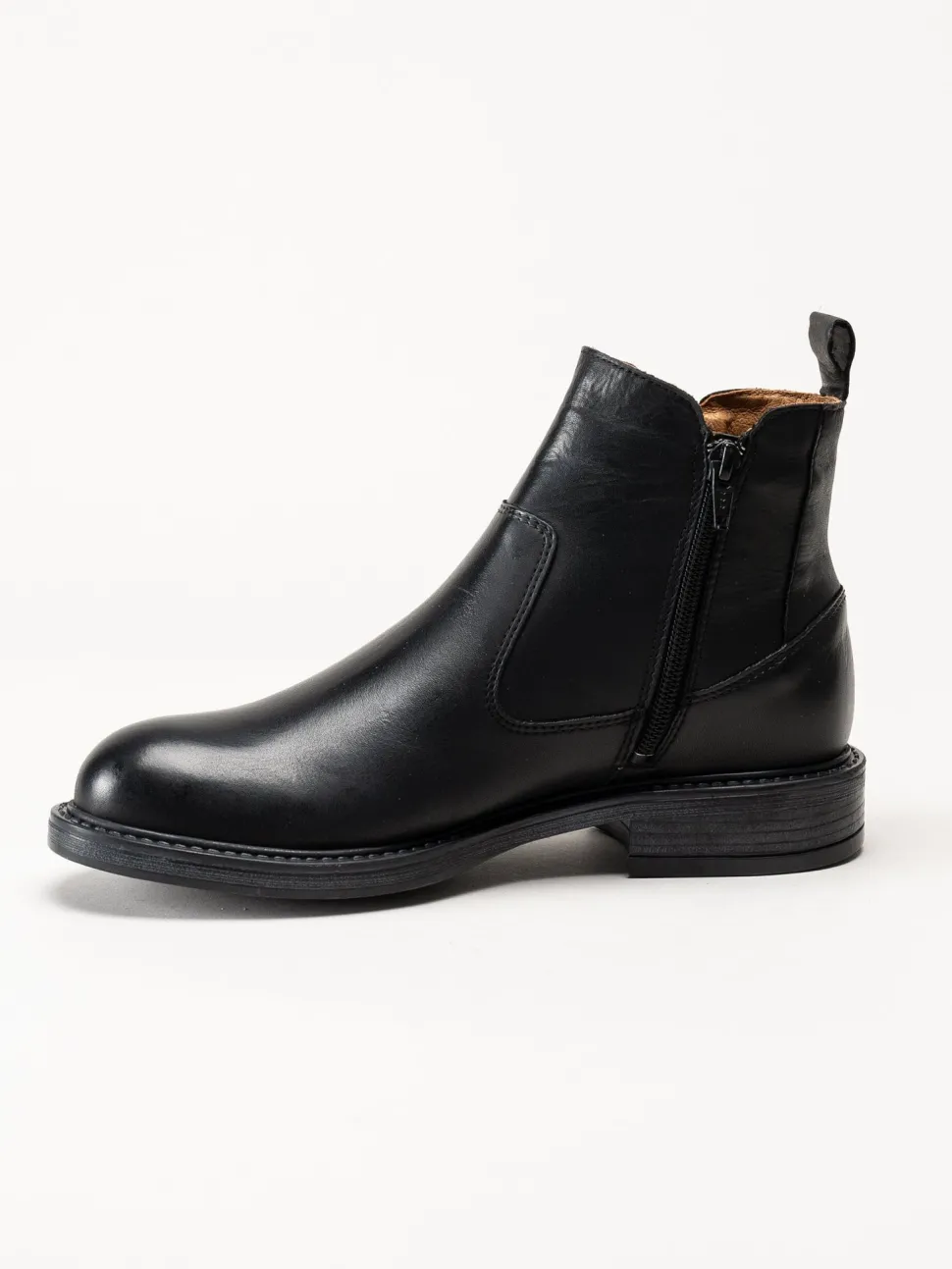 Shoedesign Copenhagen - Claudia - Svarta boots i skinn