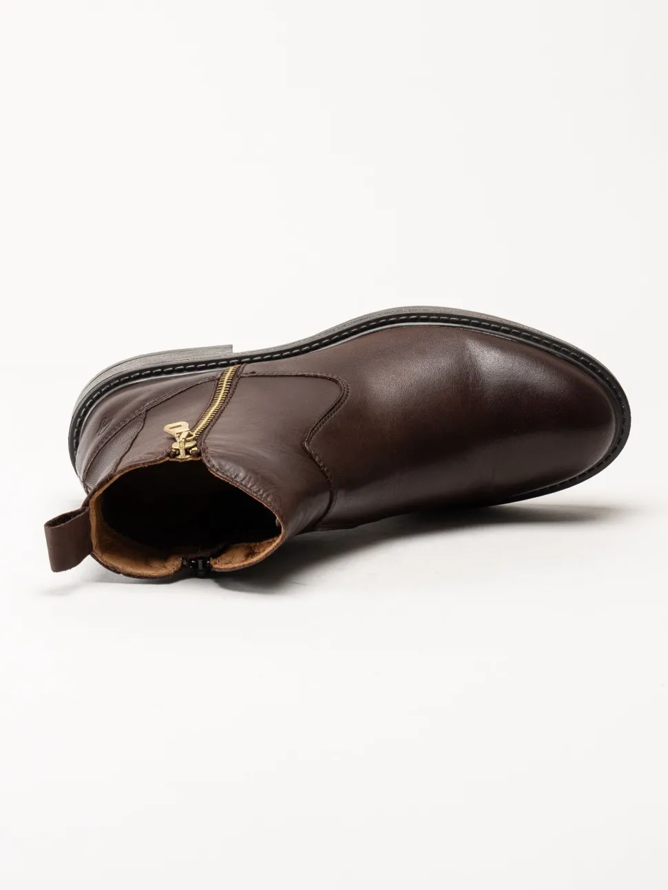 Shoedesign Copenhagen - Claudia - Mörkbruna boots i skinn