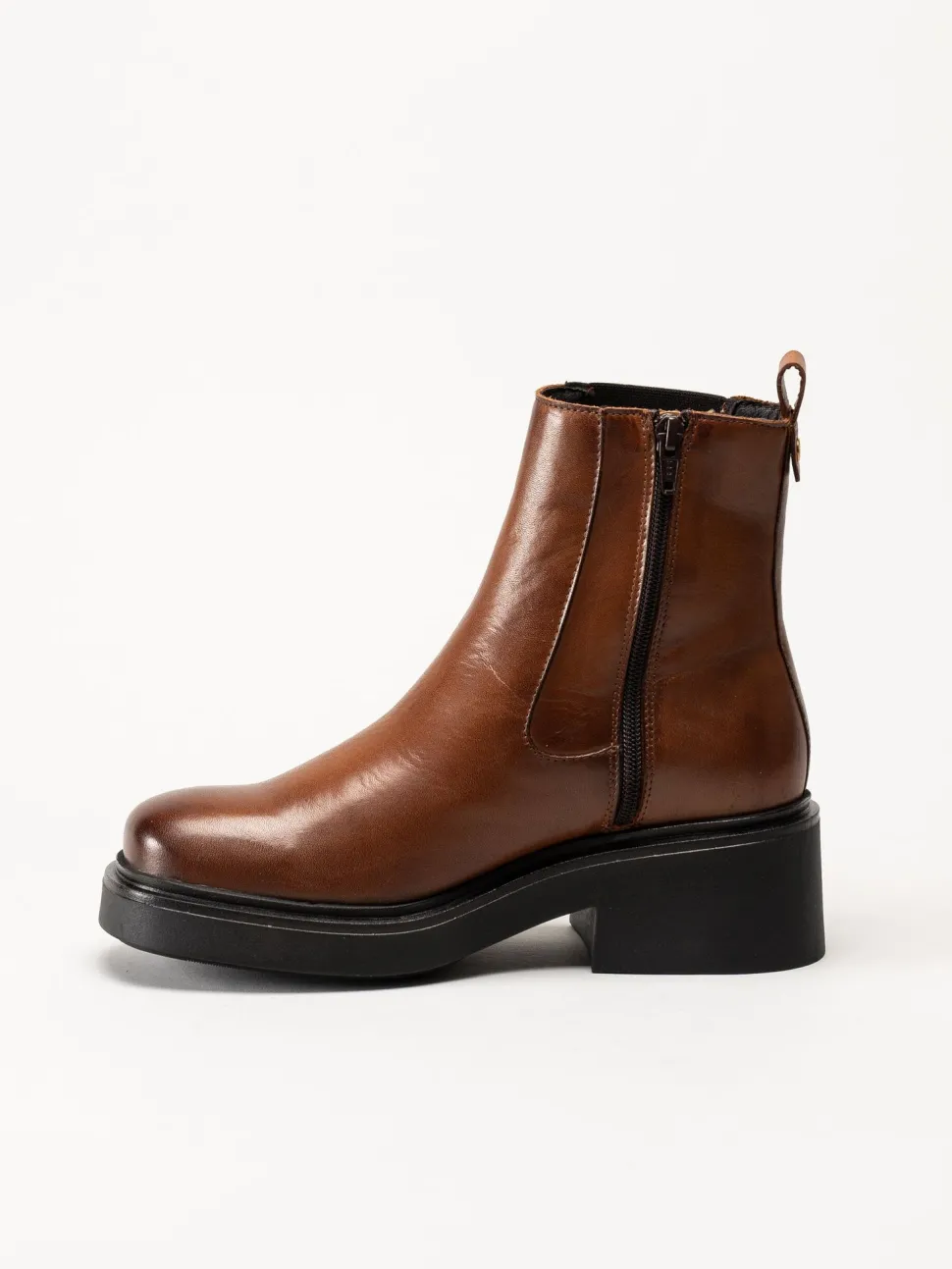 Shoedesign Copenhagen - Saddle - Bruna chelsea boots i skinn