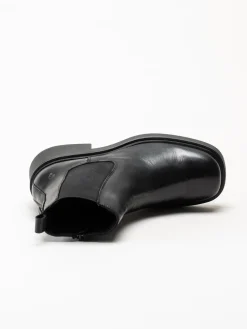Shoedesign Copenhagen - Saddle - Svarta chelsea boots i skinn