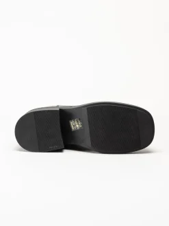 Shoedesign Copenhagen - Saddle - Svarta chelsea boots i skinn