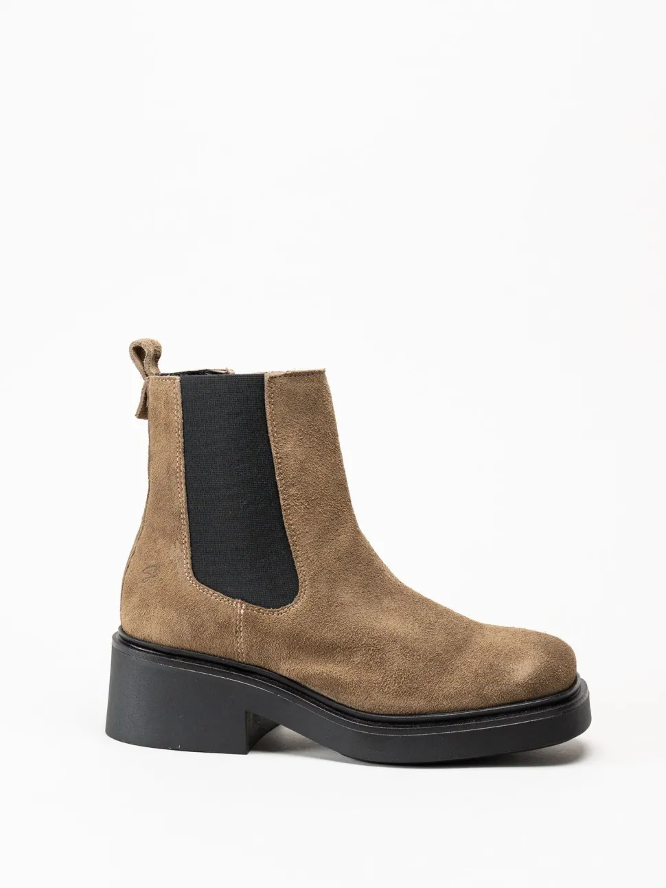 Shoedesign Copenhagen - Saddle - Bruna chelsea boots i mocka