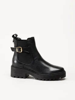 Shoedesign Copenhagen - Sarah - Svarta chelsea boots i skinn