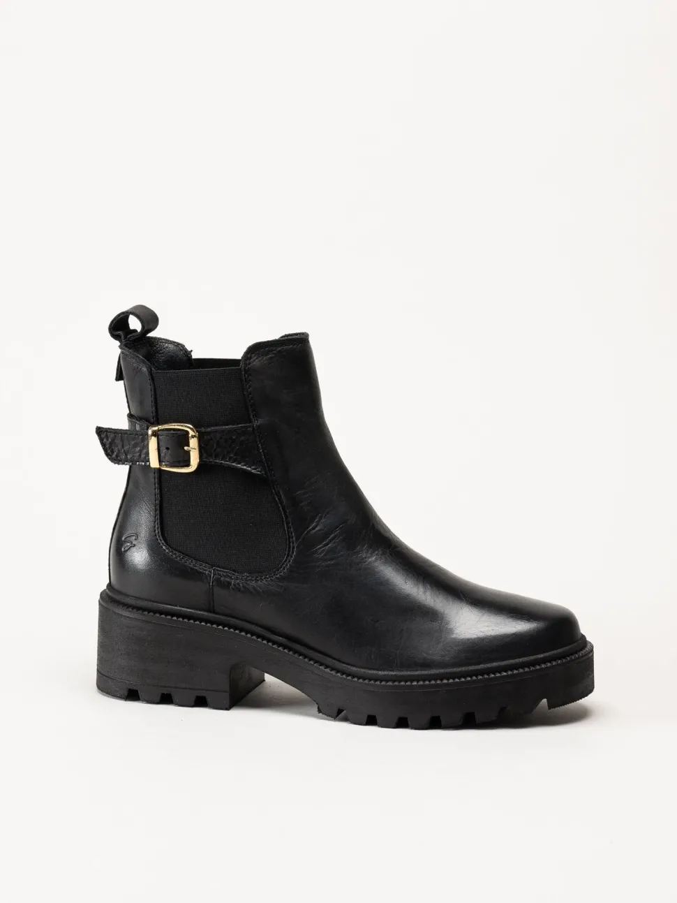 Shoedesign Copenhagen - Sarah - Svarta chelsea boots i skinn