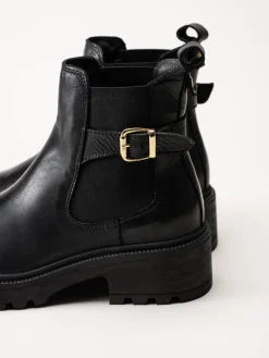 Shoedesign Copenhagen - Sarah - Svarta chelsea boots i skinn