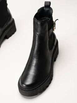Shoedesign Copenhagen - Sarah - Svarta chelsea boots i skinn