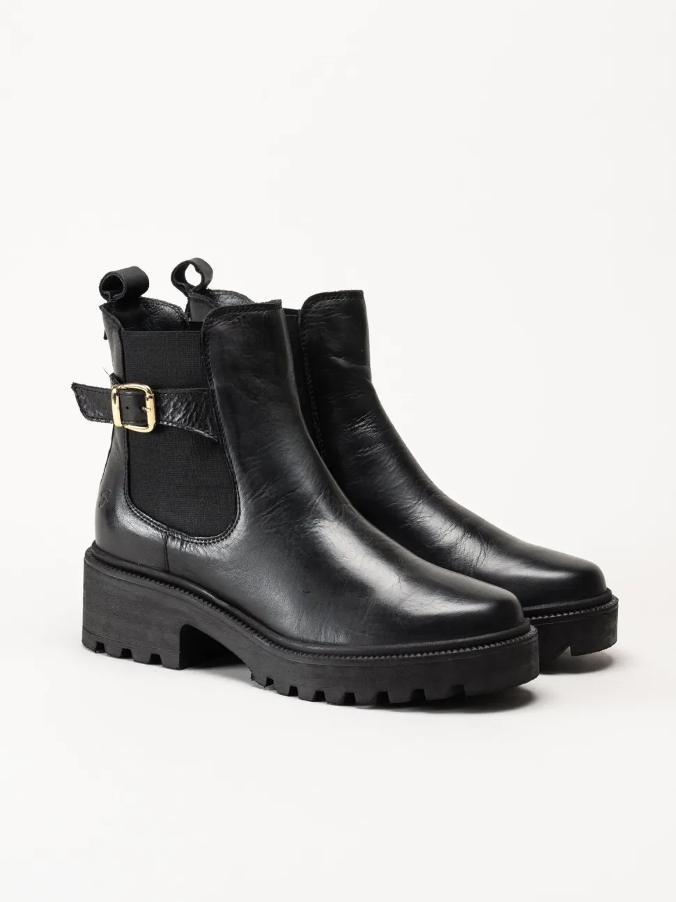 Shoedesign Copenhagen - Sarah - Svarta chelsea boots i skinn