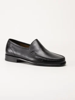 Sioux - Carol - Svarta loafers i skinn