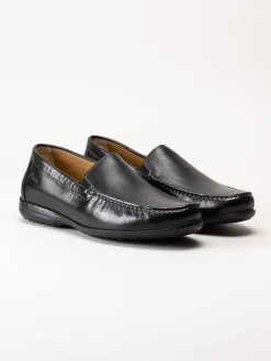Sioux - Gion - Svarta loafers i skinn