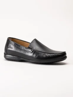 Sioux - Gion - Svarta loafers i skinn
