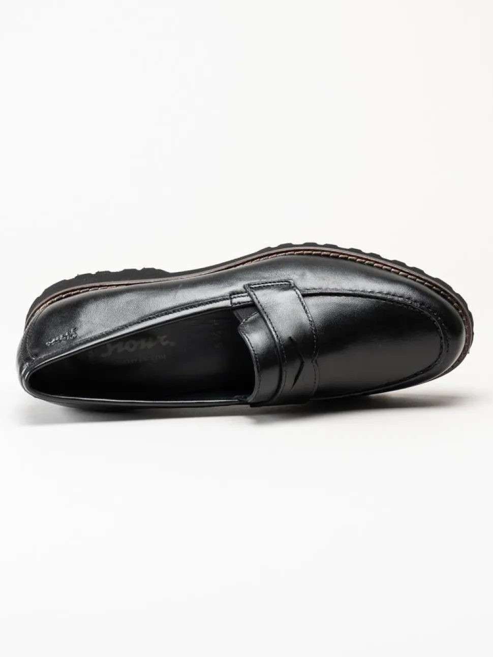Sioux - Meredith - Svarta loafers i skinn