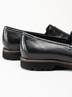 Sioux - Meredith - Svarta loafers i skinn