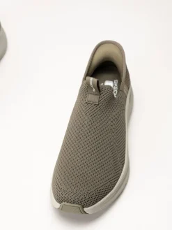 Skechers - Arch Fit 2.0 Crayn - Gröna slip-ins sneakers i mesh