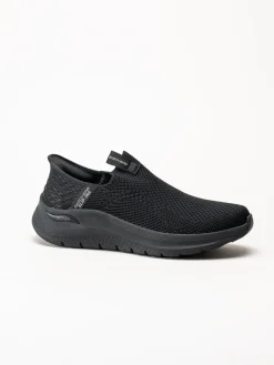 Skechers - Arch Fit 2.0 Crayn - Svarta slip-ins sneakers i mesh