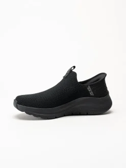 Skechers - Arch Fit 2.0 Crayn - Svarta slip-ins sneakers i mesh