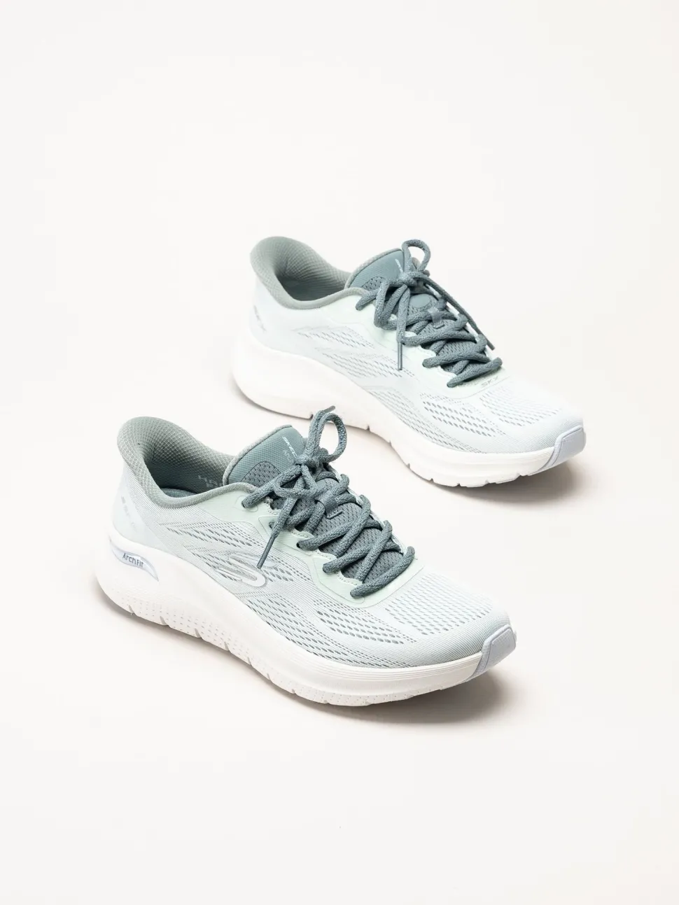 Skechers - Arch Fit 2.0 - Ljusgröna slip-ins sneakers