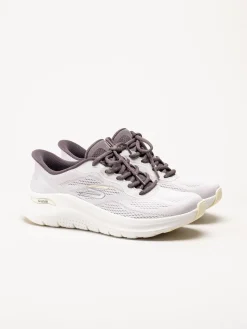 Skechers - Arch Fit 2.0 - Ljuslila slip-ins sneakers i mesh