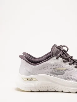 Skechers - Arch Fit 2.0 - Ljuslila slip-ins sneakers i mesh