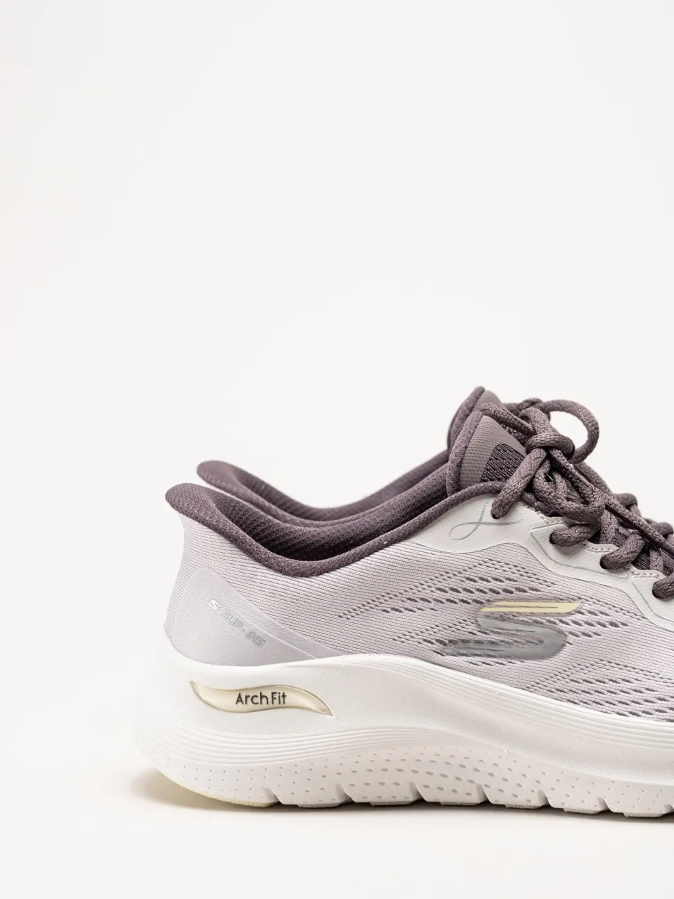 Skechers - Arch Fit 2.0 - Ljuslila slip-ins sneakers i mesh