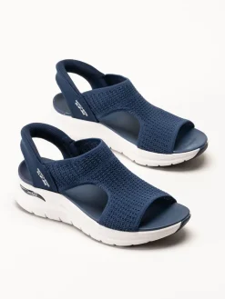 Skechers - Arch Fit - Marinblå slip ins sandal