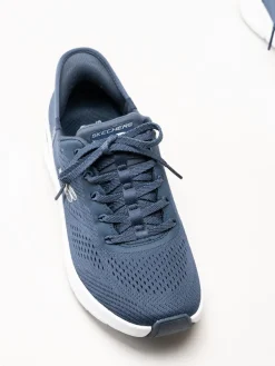 Skechers - Arch Fit 2.0 - Marinblå slip-ins sneakers i mesh