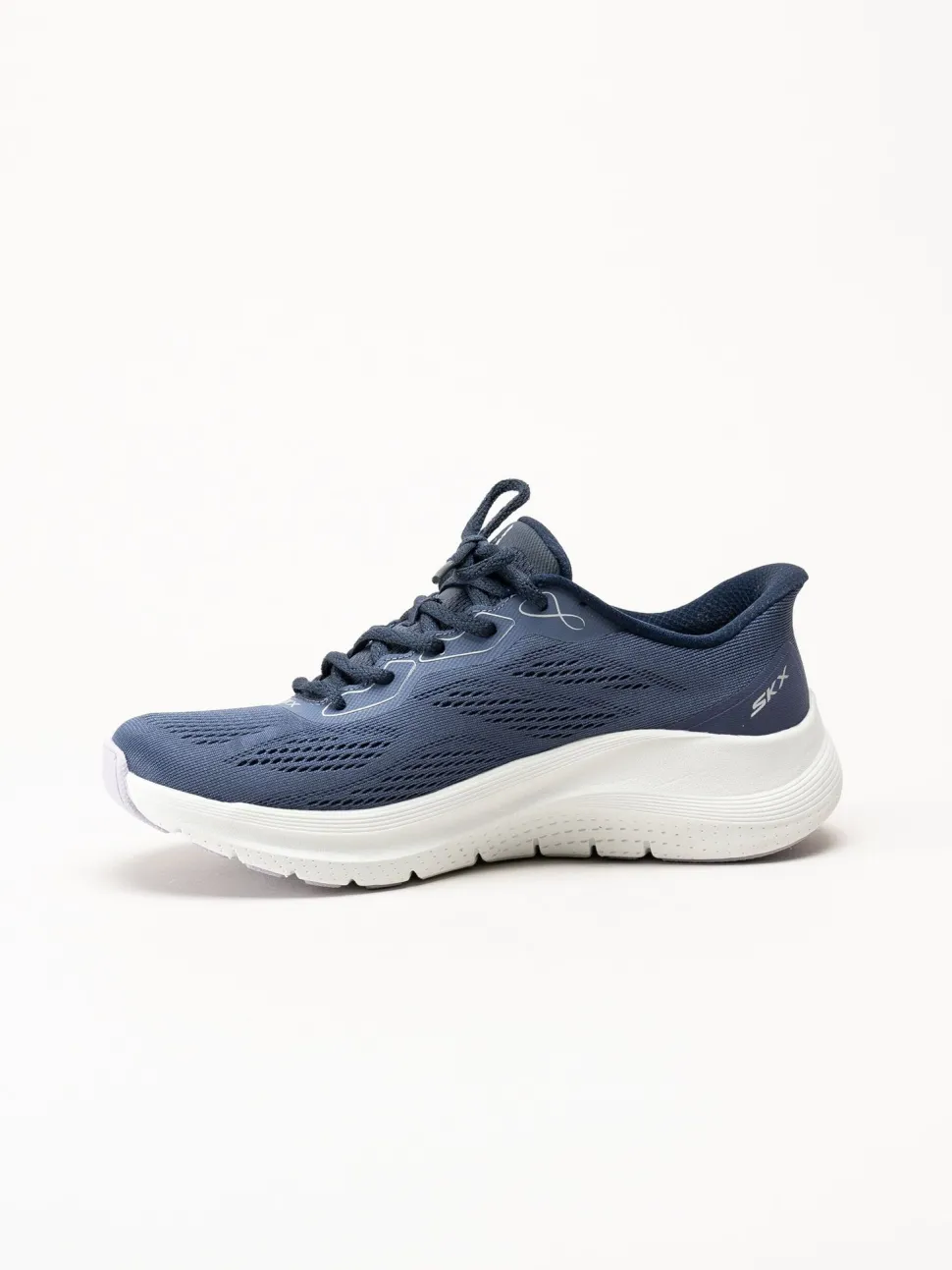 Skechers - Arch Fit 2.0 - Marinblå slip-ins sneakers i mesh